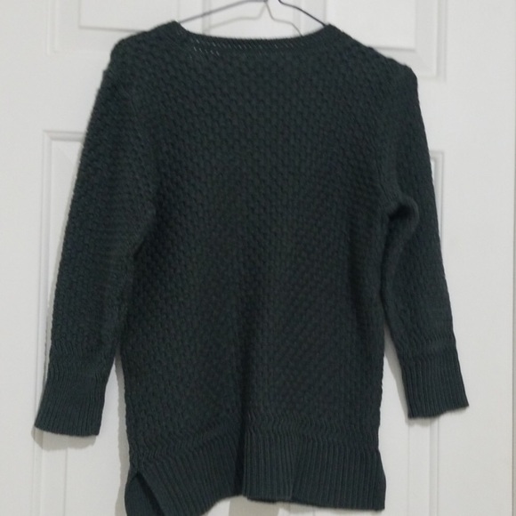 LOFT Mercerized Cotton Basket Weave Sweater - Picture 5 of 7